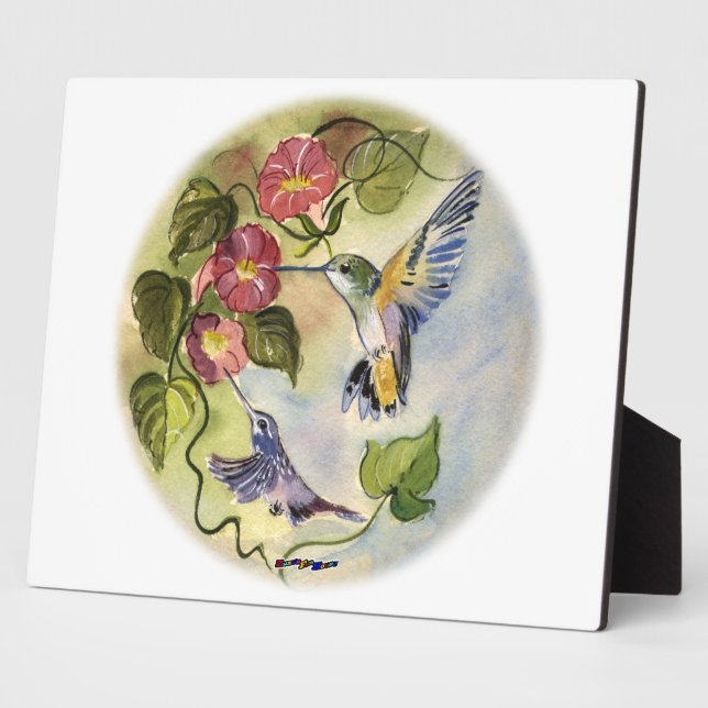 Humming Birds Plaque (Side)