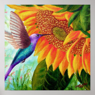 Humming For Nectar Poster