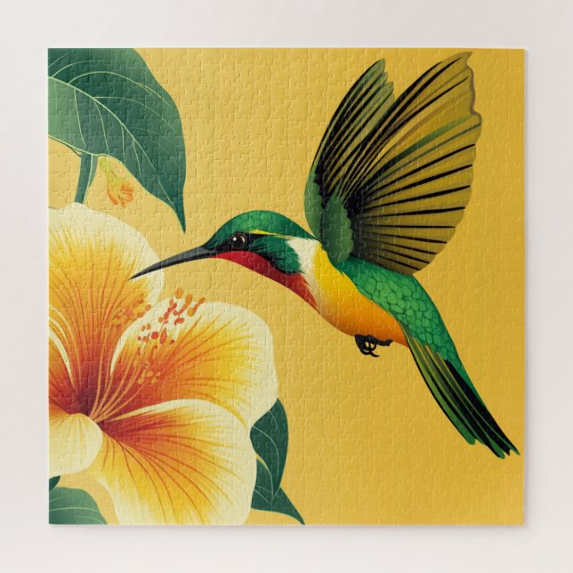 HUMMINGBIRD  #1  JIGSAW PUZZLE (Vertical)