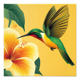  HUMMINGBIRD  #1  PHOTO PRINT