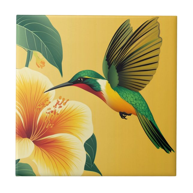  HUMMINGBIRD  #1  TILE (Front)