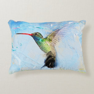Hummingbird Accent Pillow