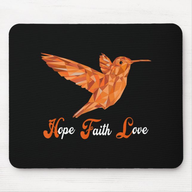 HummingBird  Aml Leukaemia Awareness  Mouse Pad (Front)