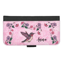 Hummingbird And Flower