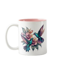 Hummingbird and flower