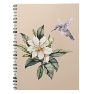 Hummingbird and Jasmine Notebook