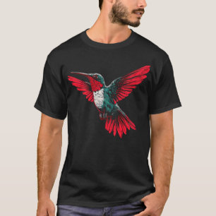 Hummingbird Animal Illustration T-Shirt