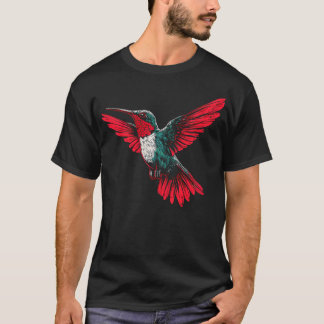 Hummingbird Animal Illustration T-Shirt