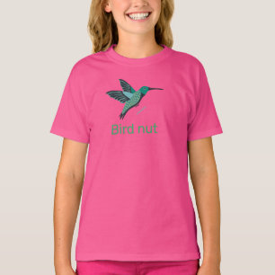 Hummingbird art for bird lovers T-Shirt