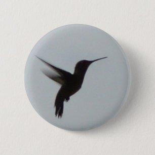 Hummingbird At Dusk 2 Inch Round Button