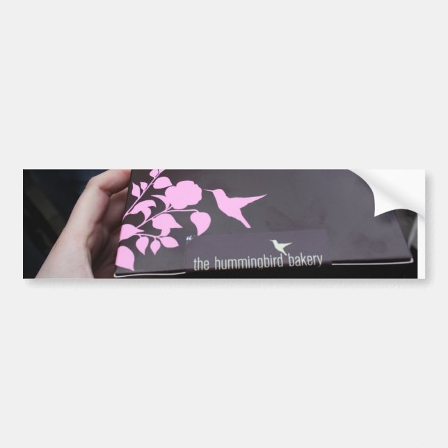 Hummingbird Bakery Bumper Sticker (Front)