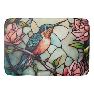 Hummingbird bath mat