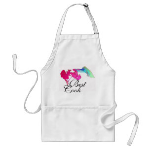 Hummingbird Bird Animal Wildlife Floral Standard Apron