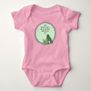 Hummingbird Bird Baby Bodysuit