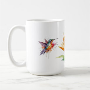 Hummingbird & Bird of Paradise Coffee Mug