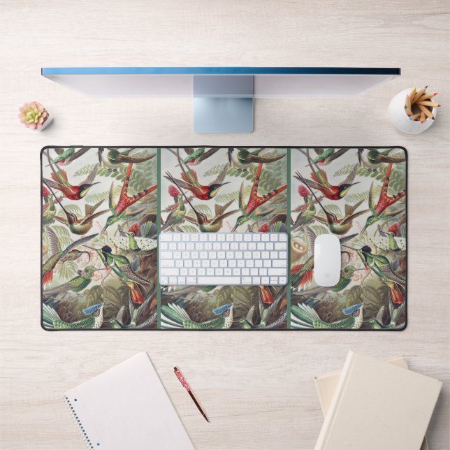 Hummingbird Bird Wildlife Classic Painting (Bureau 1)