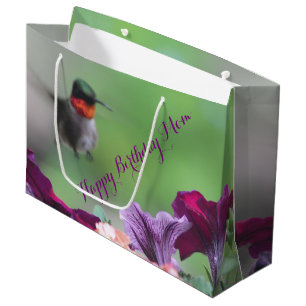 Hummingbird Birthday Bag