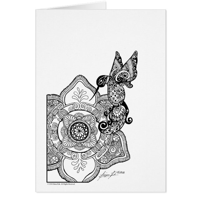 Hummingbird  - Blank Card For Any Occasion (Front)