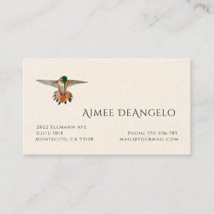 Hummingbird Business Card