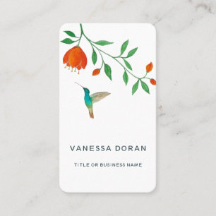 Hummingbird Business Card