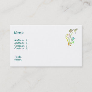 Hummingbird Business Card