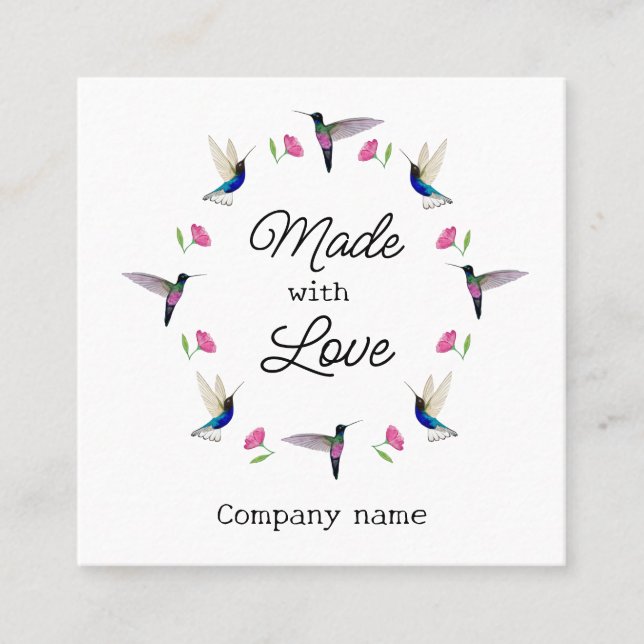 Hummingbird Business Card (Front)