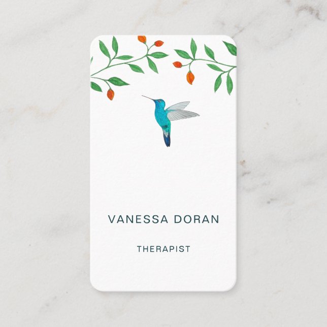 Hummingbird  Business Card (Front)