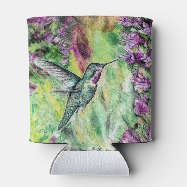 Hummingbird Can Cooler (Back)