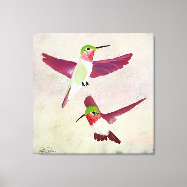 Hummingbird Canvas Art (Front)