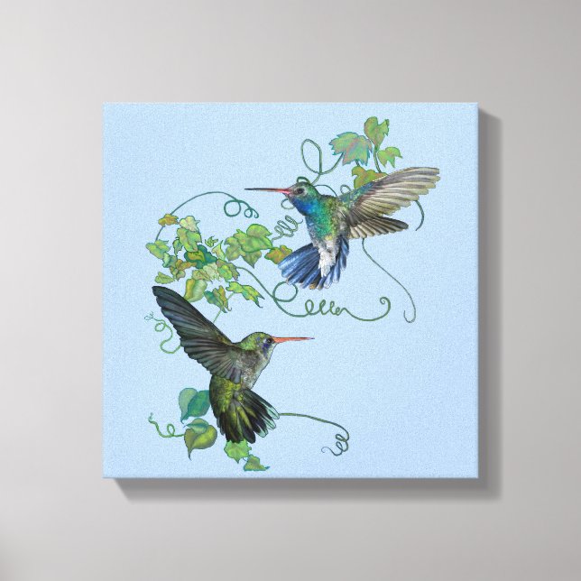 Hummingbird Canvas Print (Front)