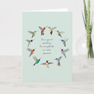 Hummingbird card