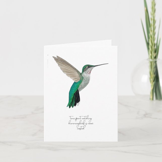 Hummingbird Card (Front)