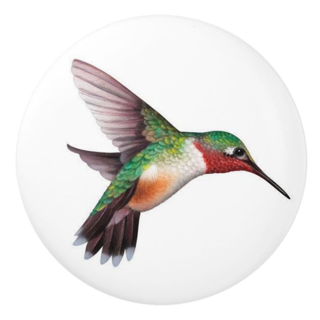 Hummingbird Ceramic Knobs and Pulls (Front)