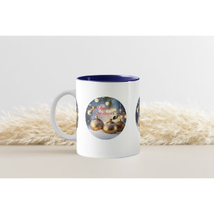 Hummingbird Christmas Coffee Cup