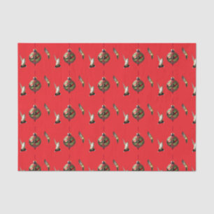 Hummingbird Christmas Gift Bag Tissue Paper