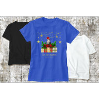 Hummingbird Christmas T-Shirt "Blue"