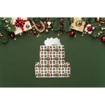 Hummingbird Christmas Wrapping Paper<br><div class="desc">Hummingbird Christmas Wrapping paper featuring Ruby-Throated Hummingbirds. Created with photo taken by Audrey Wenzler of Audrey's Creations and AI created ornament. If you love hummingbirds I am sure you will love this wrapping paper. It's one of a kind.</div>