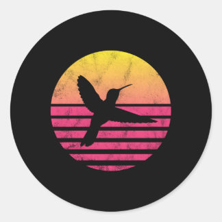 Hummingbird Classic Round Sticker