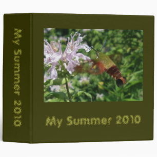 Hummingbird Clearwing Sphinx Moth Binder