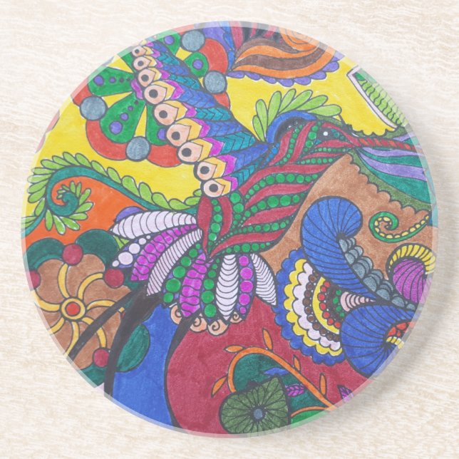 Hummingbird Coaster (Front)