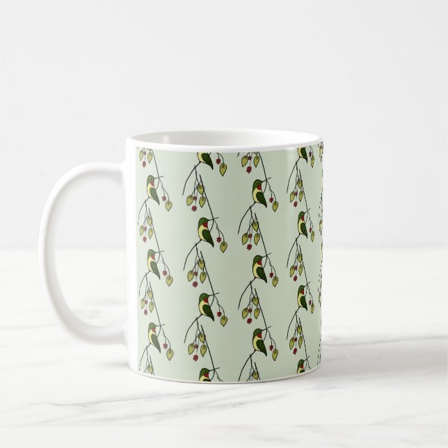 hummingbird  coffee mug (Left)