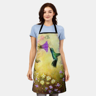 Hummingbird Customizable Apron (Medium)