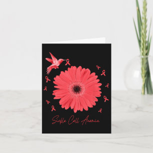 Hummingbird Daisy Lupus Warrior Card