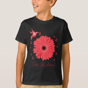 Hummingbird Daisy Lupus Warrior T-Shirt