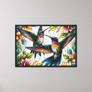 Hummingbird Dance Canvas Print