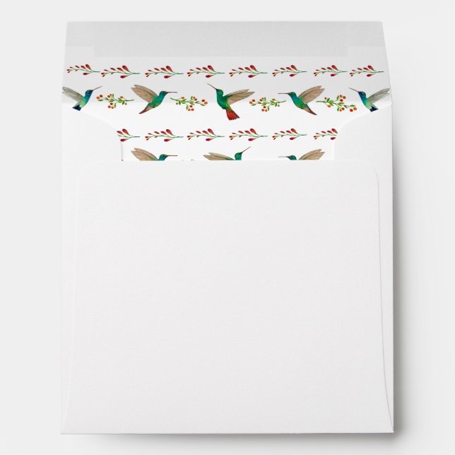 Hummingbird  envelope (Back (Bottom))