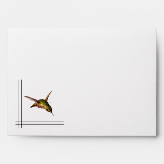 Hummingbird Envelope  (Front)