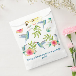 Hummingbird Favour Bag