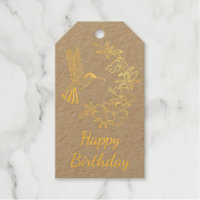 Hummingbird Floral Birthday