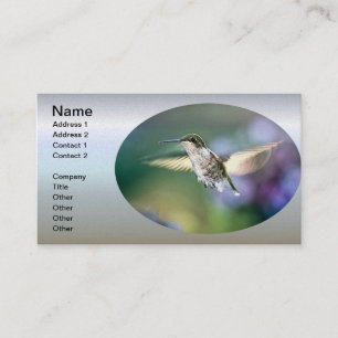 Hummingbird Flying Business Card
